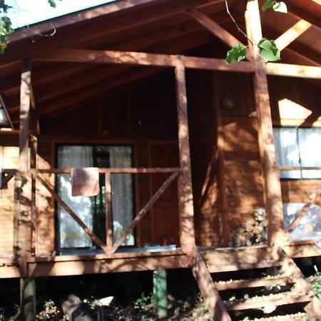 Вилла Cabana Bosque Viejo Лас Транкас Экстерьер фото