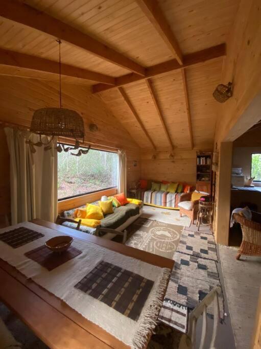 Вилла Cabana Bosque Viejo Лас Транкас Экстерьер фото