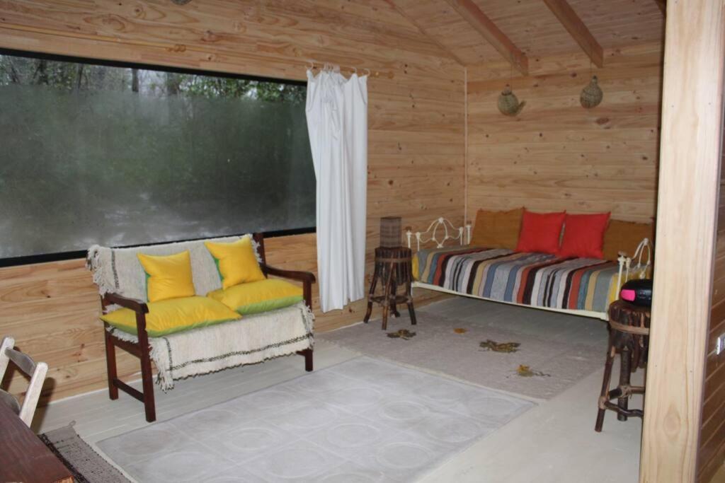 Вилла Cabana Bosque Viejo Лас Транкас Экстерьер фото