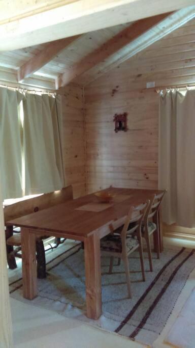 Вилла Cabana Bosque Viejo Лас Транкас Экстерьер фото
